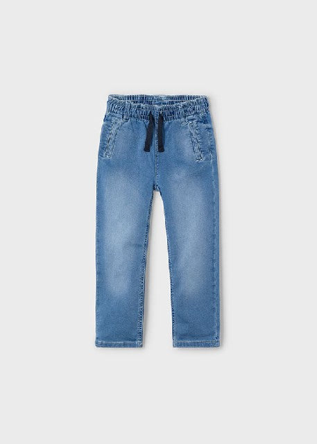 Pantalon soft denim jogger