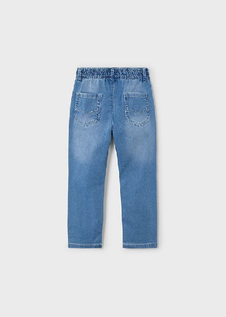 Pantalon soft denim jogger