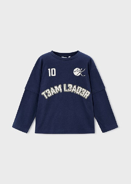Camiseta m/l =team=           Azul