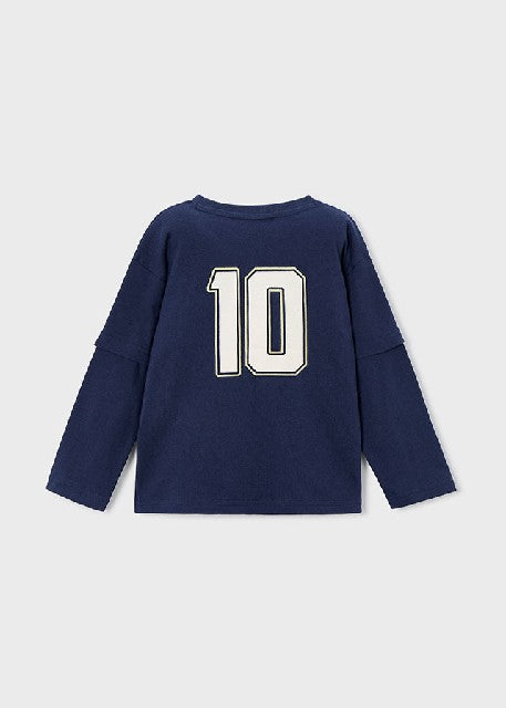 Camiseta m/l =team=           Azul