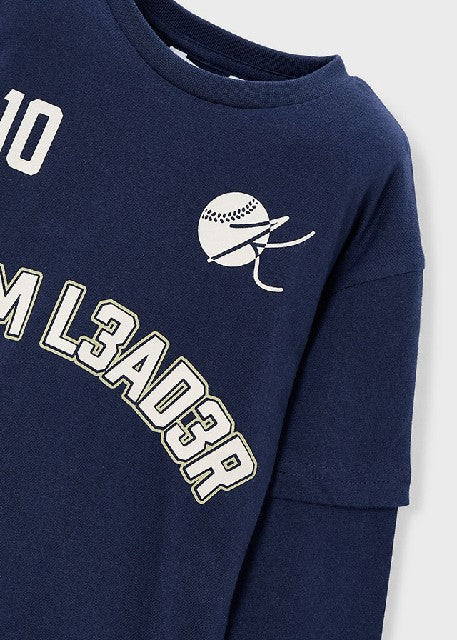 Camiseta m/l =team=           Azul