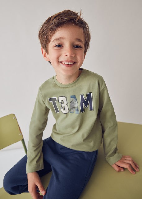 Camiseta m/l lenticular       Pistacho