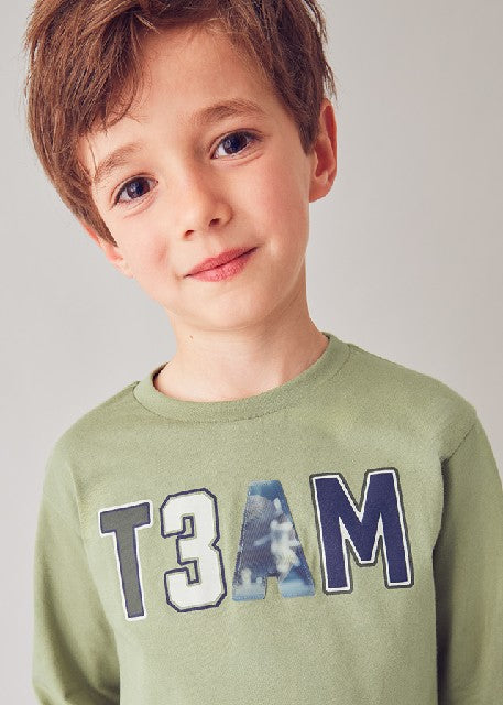 Camiseta m/l lenticular       Pistacho