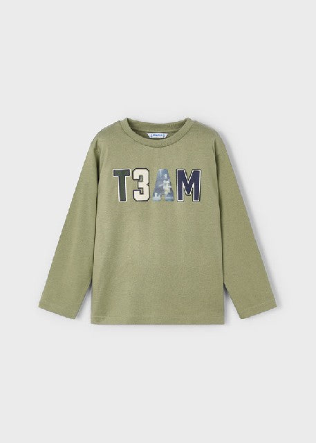 Camiseta m/l lenticular       Pistacho