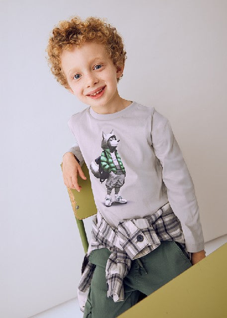 Camiseta m/l =wolf=           Humo
