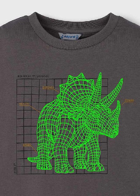 Camiseta m/l glow in the dark Gris