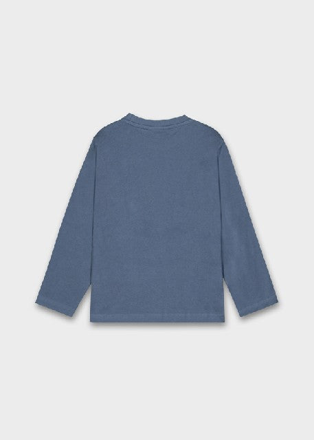 Camiseta m/l embossed         Acero