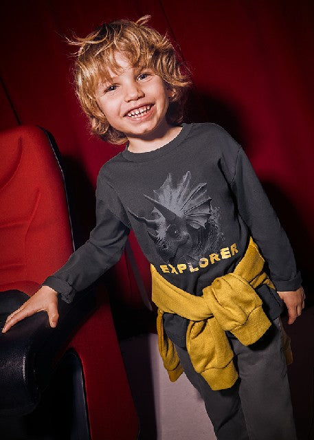 Camiseta m/l =explorer=       Pizarra