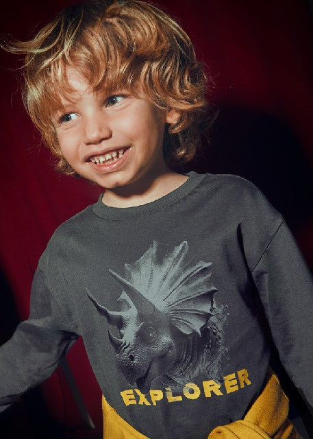 Camiseta m/l =explorer=       Pizarra