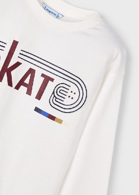 Camiseta m/l skate            Nata