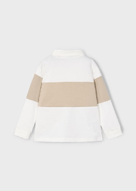 Polo m/l color block          Nata