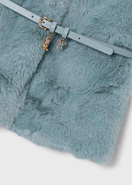 Chaleco pelo cinturon         Salvia