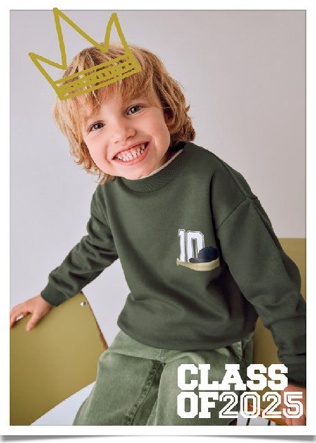 Pullover print espalda        Oliva