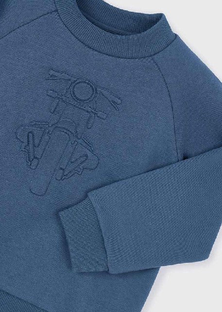 Pullover embossed             Acero