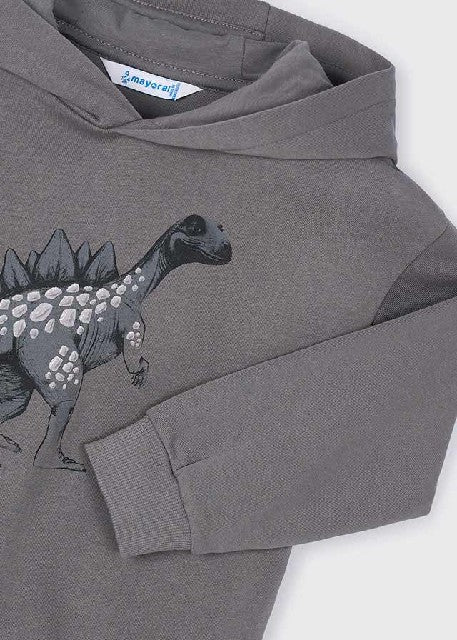 Pullover print relieve        Gris