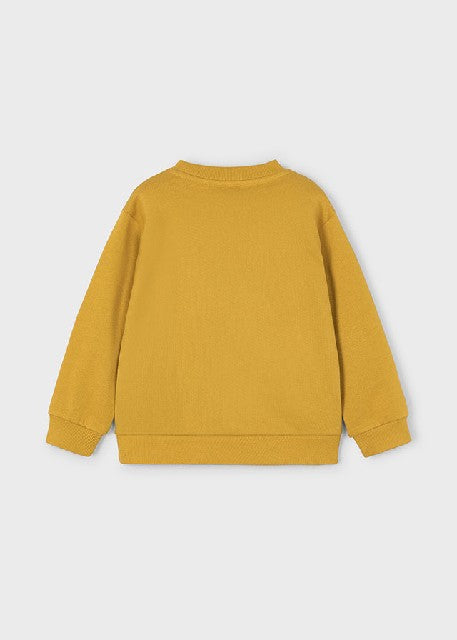 Pullover bordado              Mostaza