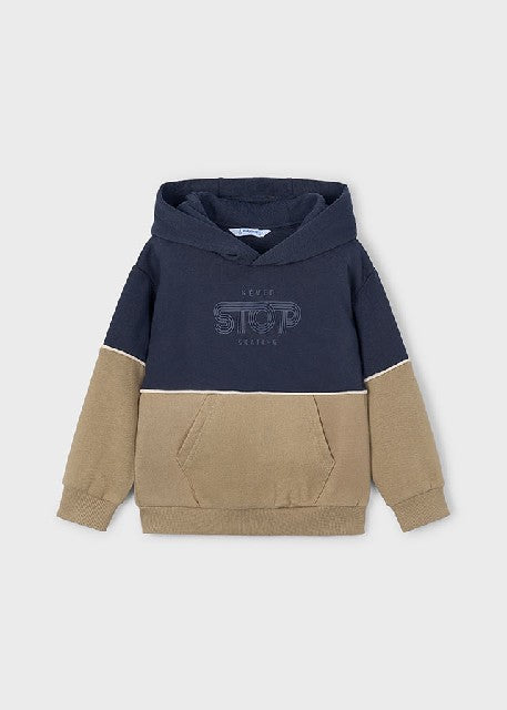 Pullover color block          Marino