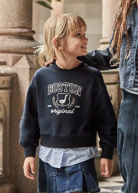 Pullover faldon               Marino