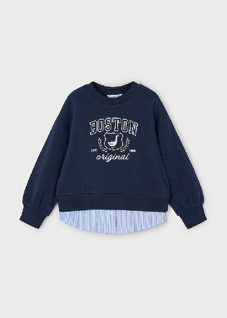 Pullover faldon               Marino