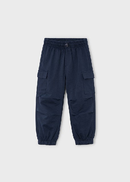 Pantalon punto parachute      Marino