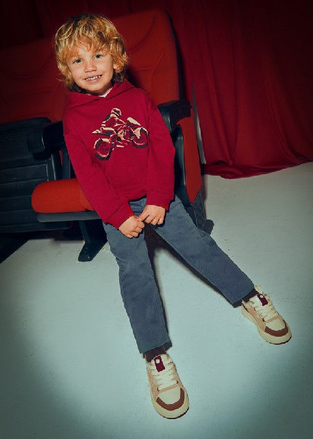 Pantalon soft 5b regular fit  Acero