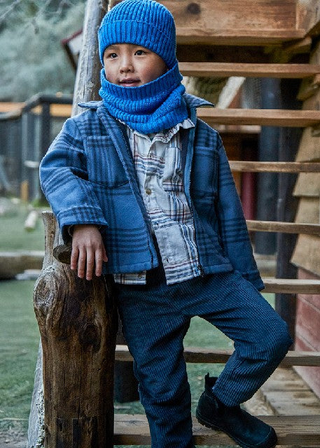 Pantalon jogger pana          Marino