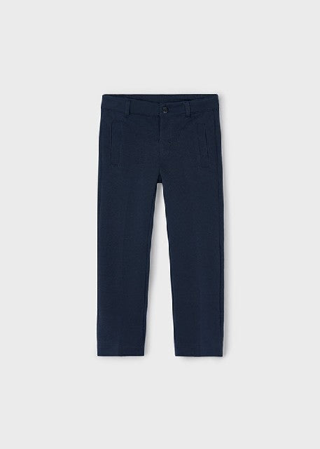 Pantalon chino interlock      Marino
