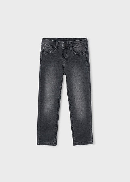 Pantalon soft denim 5b        Gris