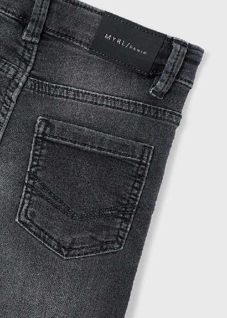Pantalon soft denim 5b        Gris