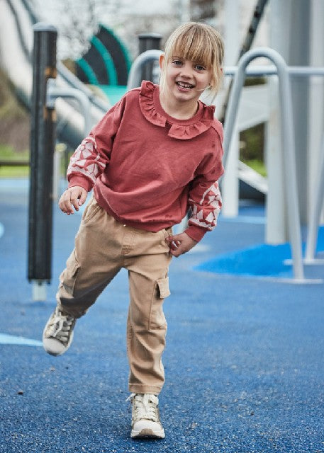 Pantalon cargo                Camel