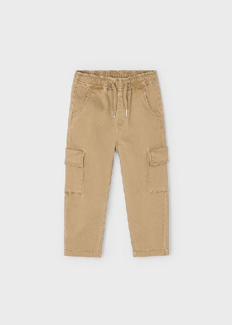Pantalon cargo                Camel