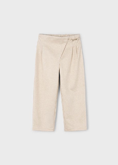 Pantalon punto pinzas         Beige