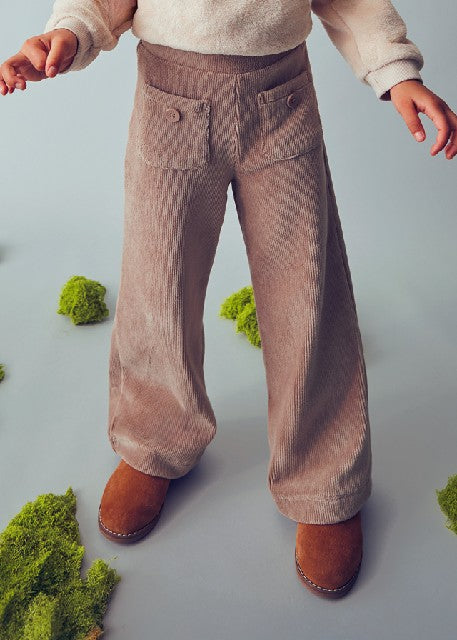 Pantalon punto pana           Topo