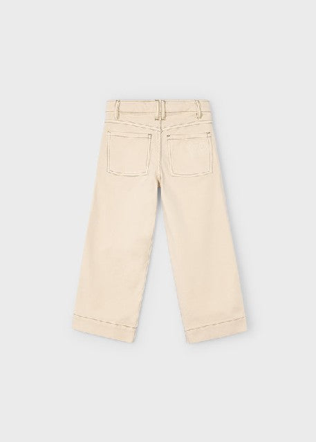 Pantalon sarga marine         Almendra
