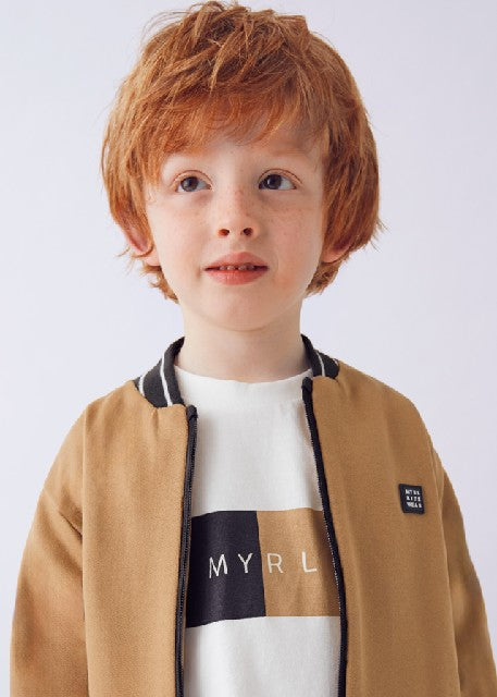 Chandal bomber camiseta       Caramelo