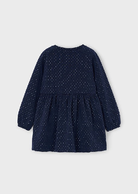 Vestido felpa bolso           Marino