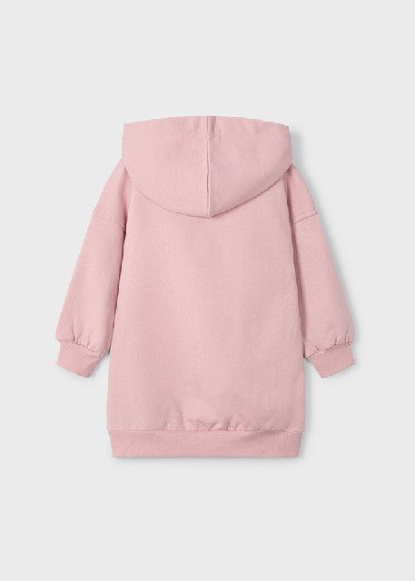 Vestido felpa capucha         Nude