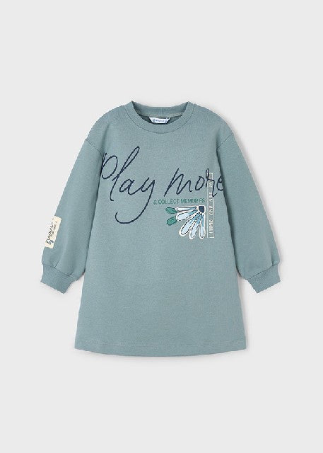 Vestido felpa evase           Salvia