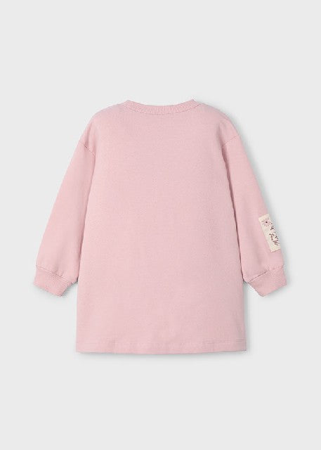 Vestido felpa evase           Nude