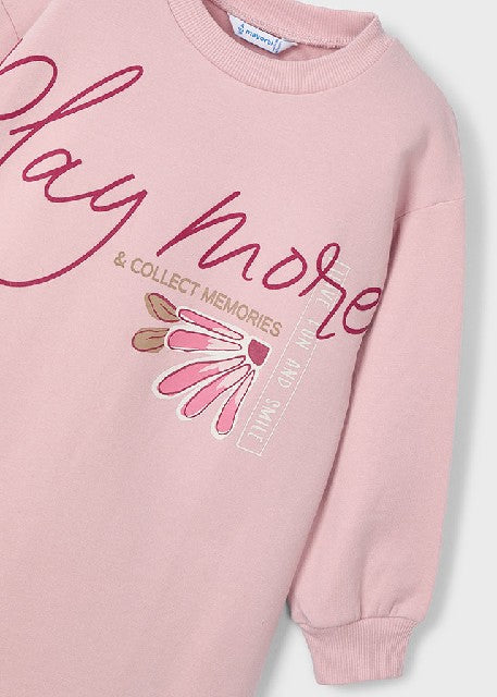 Vestido felpa evase           Nude