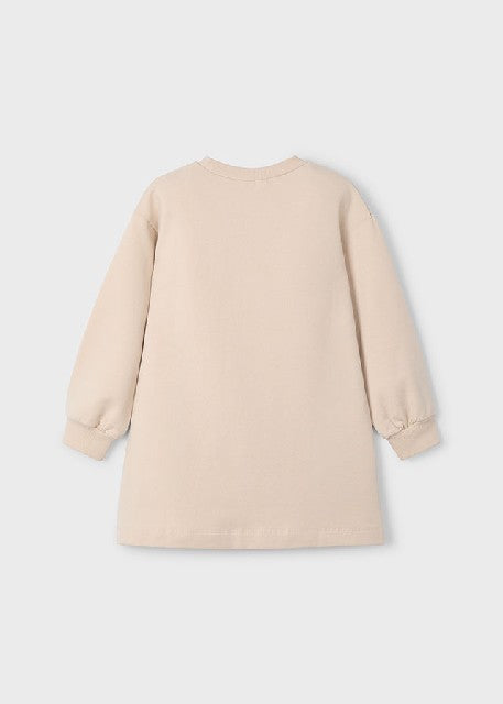 Vestido felpa evase           Arena