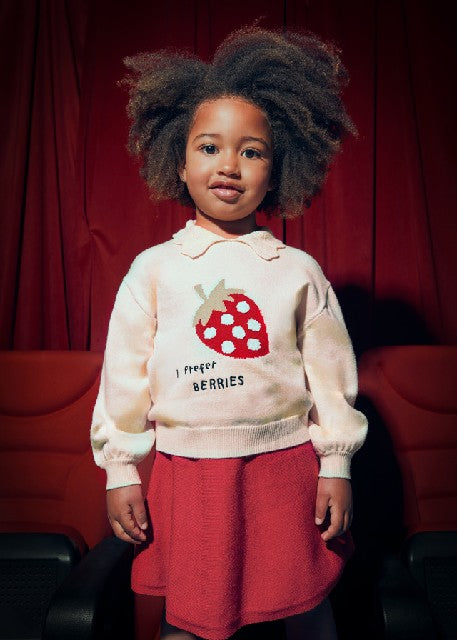 Conj. falda jacquard          Rojo