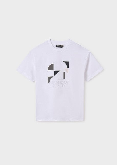 Camiseta m/c embossed
