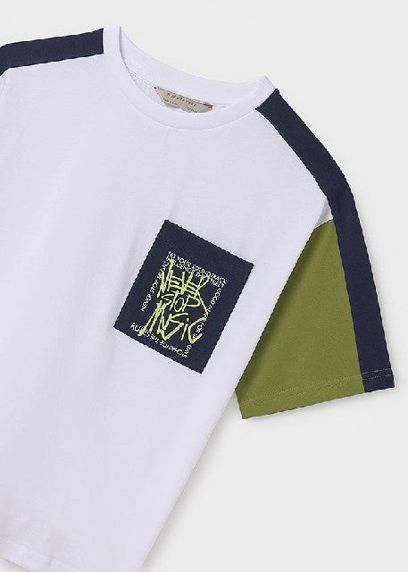 Camiseta m/c blocking