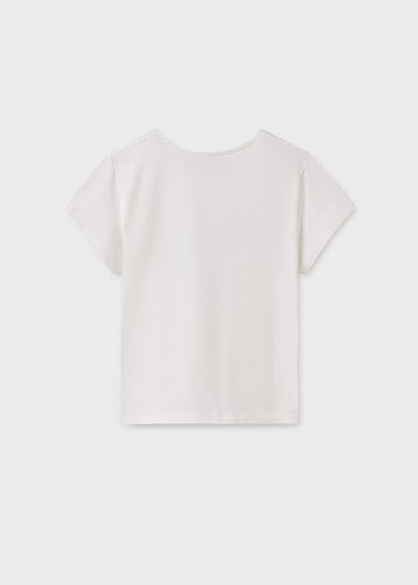 Camiseta m/c bordado