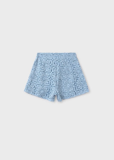 Pantalon corto encaje