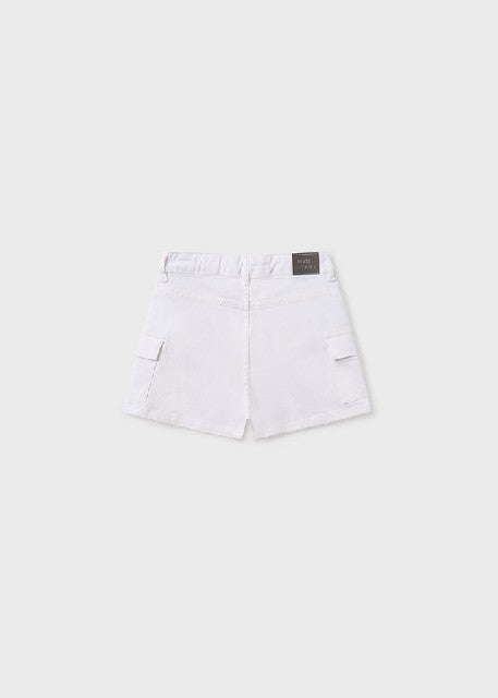 Pantalon corto sarga cargo