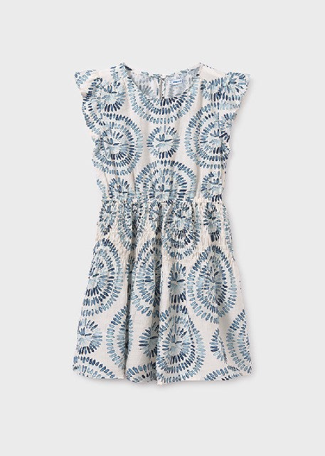Vestido viscosa estampado