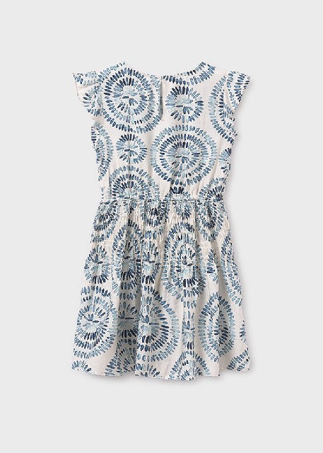 Vestido viscosa estampado