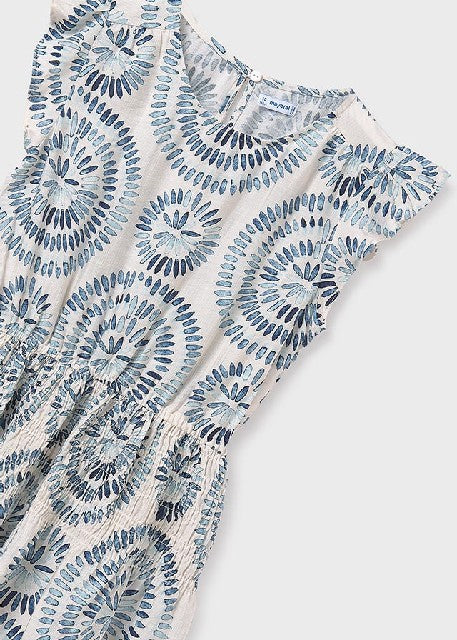 Vestido viscosa estampado